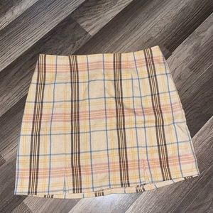 Plaid Skirt Sky and Sparrow